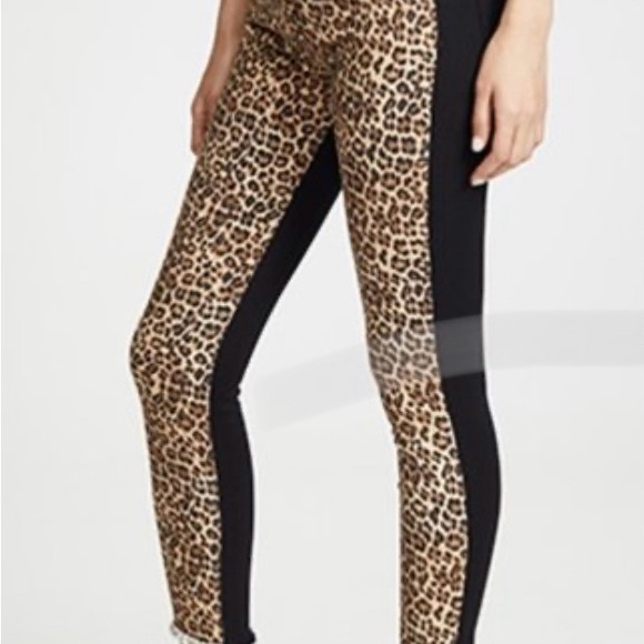 Alice & Olivia Leopard Black Jeans Size 25 - Picture 3 of 8